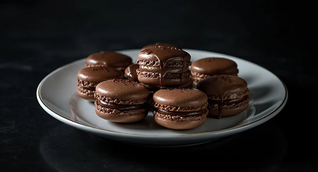Macaron chocolat